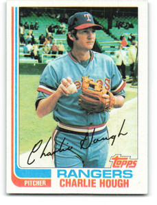 1982 Topps #718 Charlie Hough VG Texas Rangers